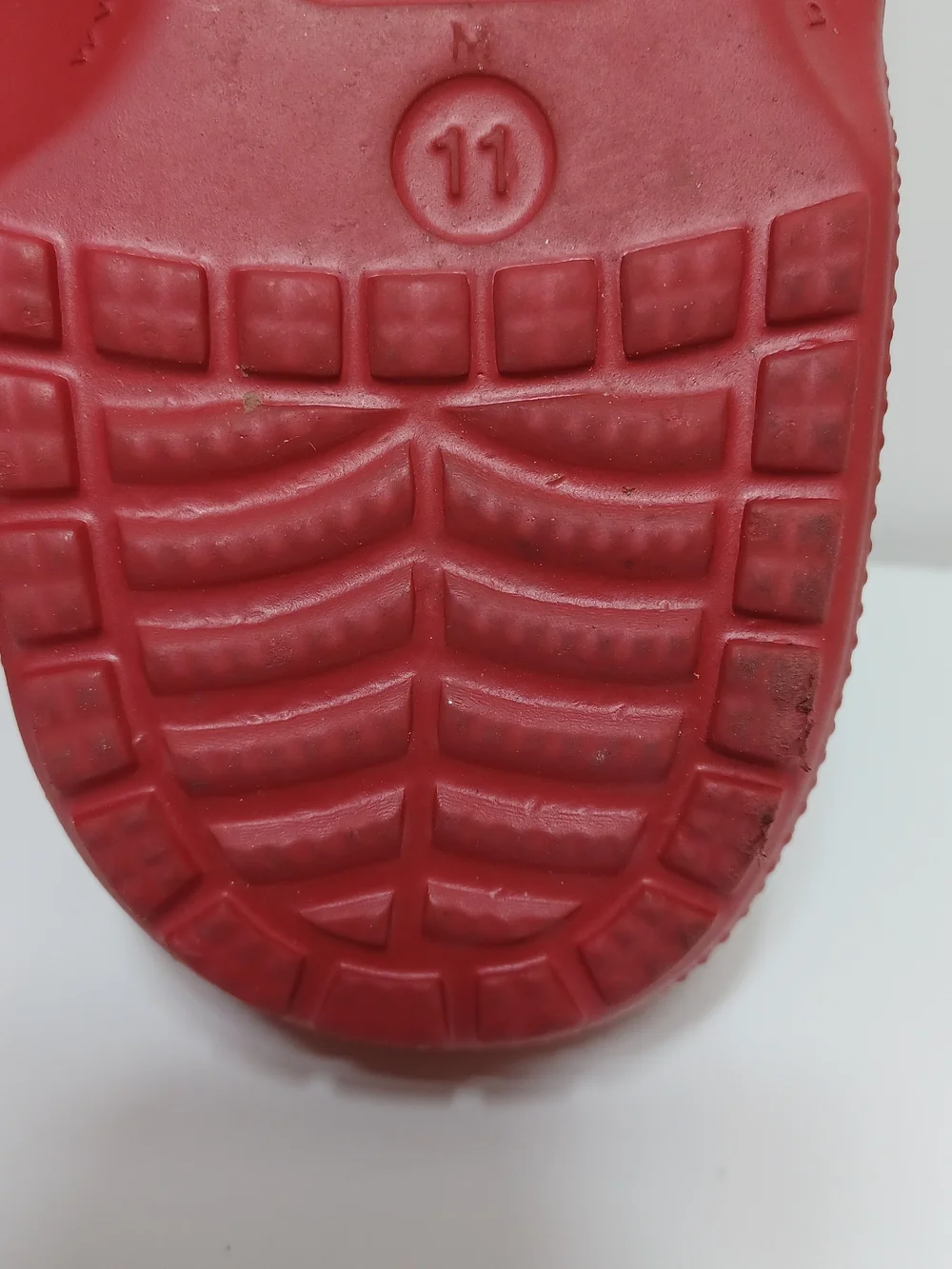 Crocs Red Clogs Slip-On Shoes mens size 11